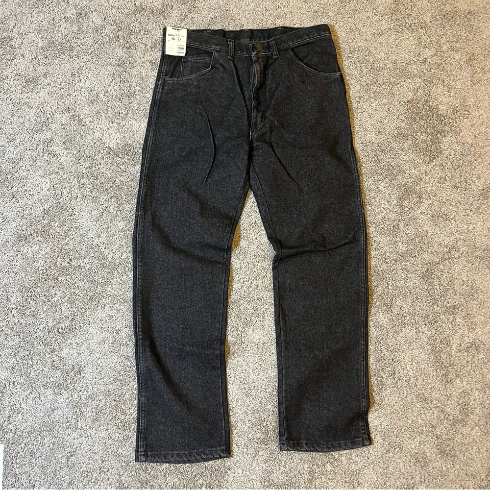 VINTAGE WRANGLER REGULAR FIT ‘Black’ MADE IN USA 85860SB SIZE 36 X 32